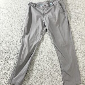 Birddogs Pants Mens 36x30 Gray‎ Chino Golf Stretch Casual Performance Lined
